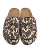 Tory Burch Canvas Printed Mules