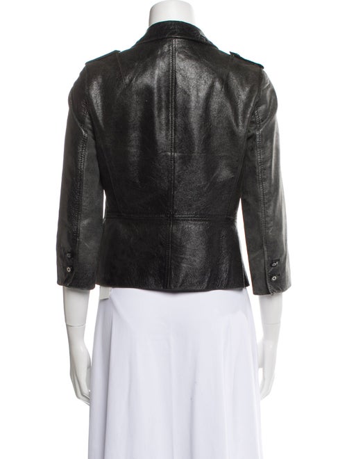 Tory Burch Leather Printed Evening Jacket