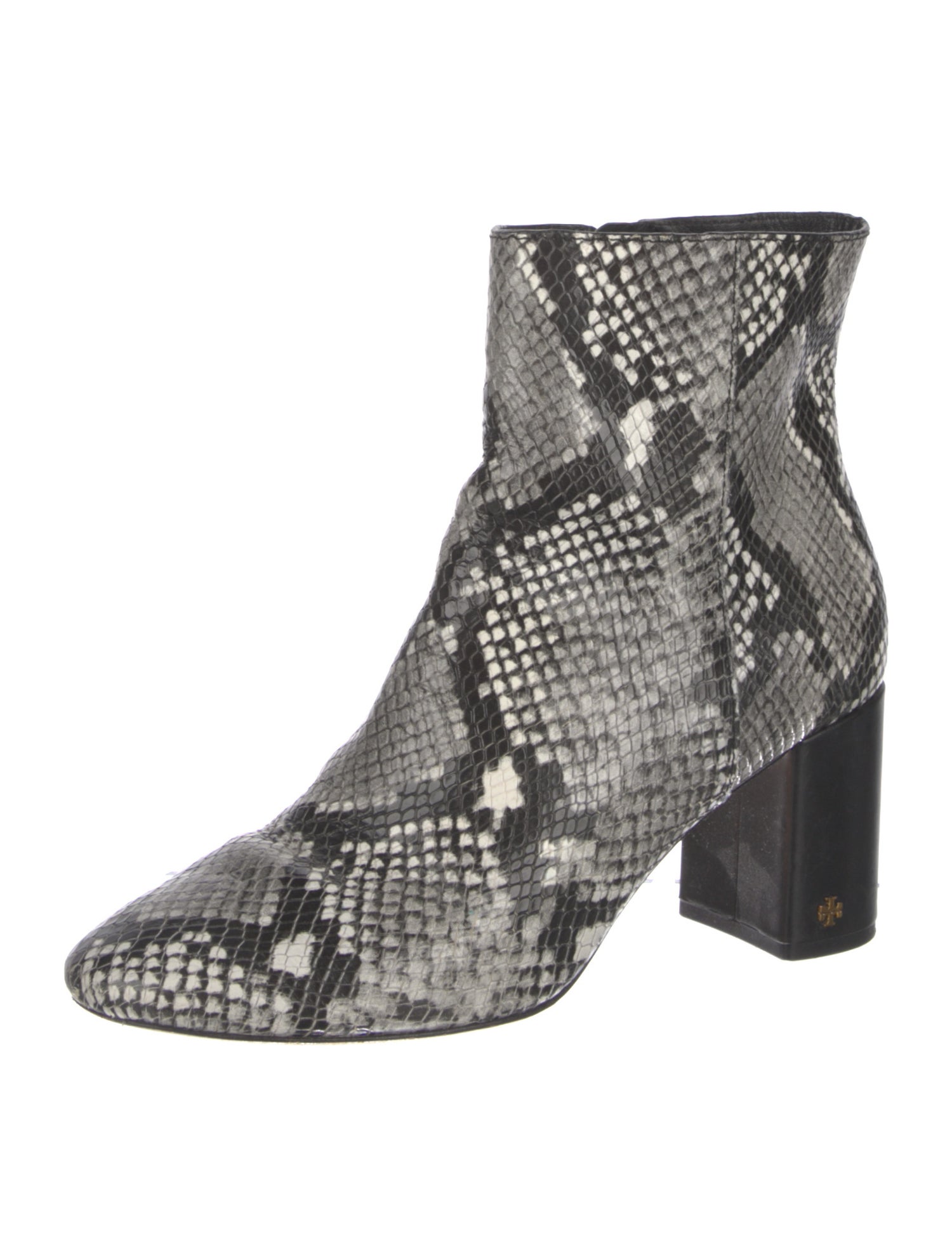 Tory Burch Leather Animal Print Boots