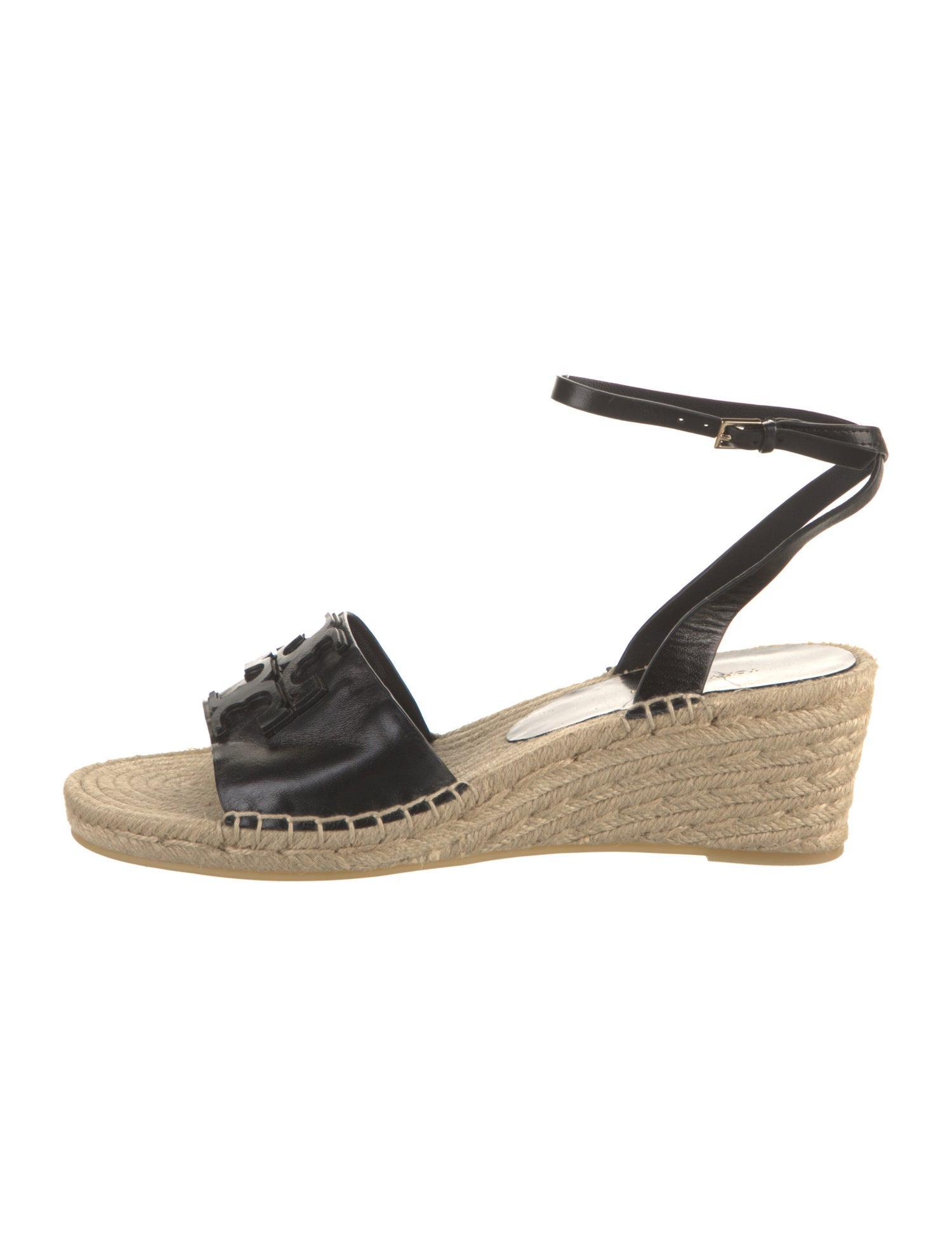 Tory Burch Leather Colorblock Pattern Espadrilles