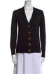 Tory Burch Merino Wool V-Neck Sweater