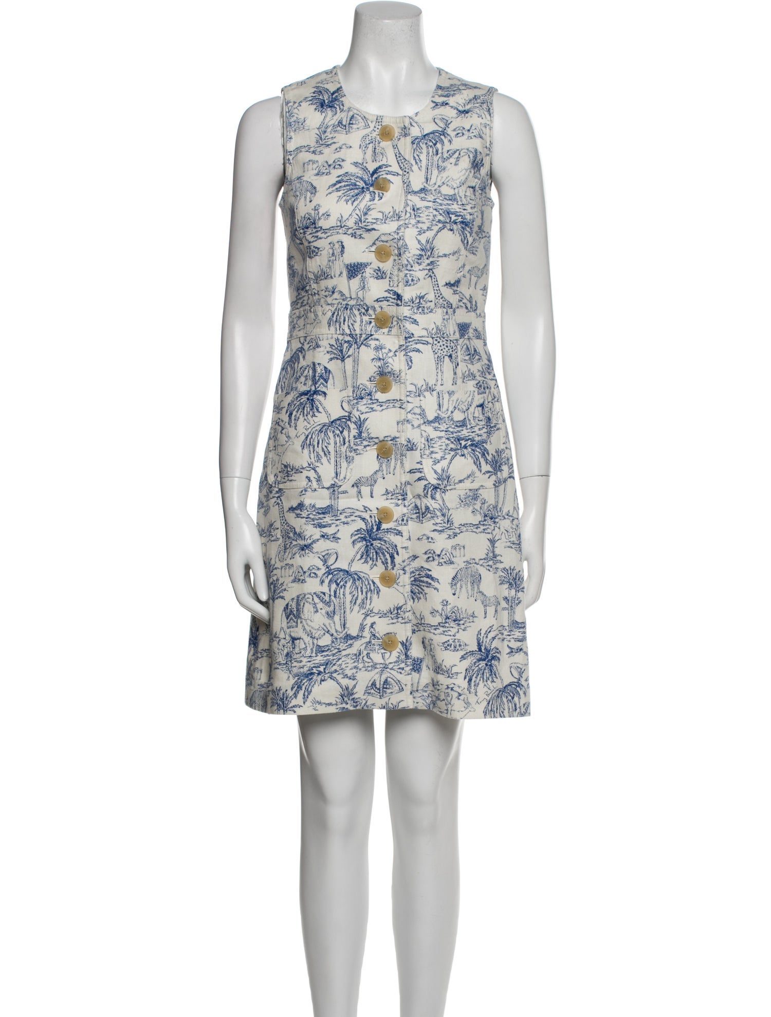 Tory Burch Linen Mini Dress