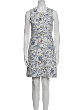 Tory Burch Linen Mini Dress
