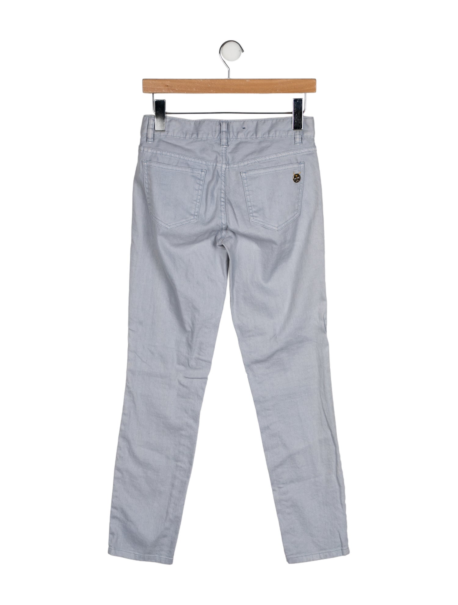 Tory Burch Low-Rise Skinny Leg Jeans