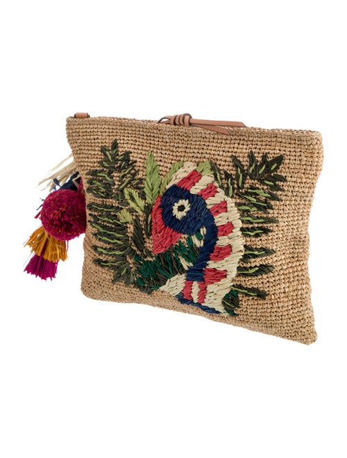 Tory Burch Straw Clutch