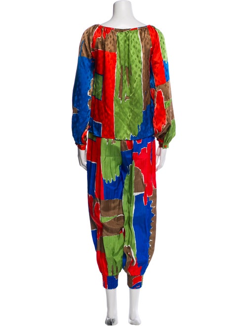 Tory Burch Silk Printed Pant Set