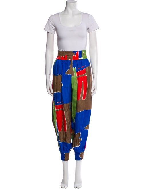 Tory Burch Silk Printed Pant Set