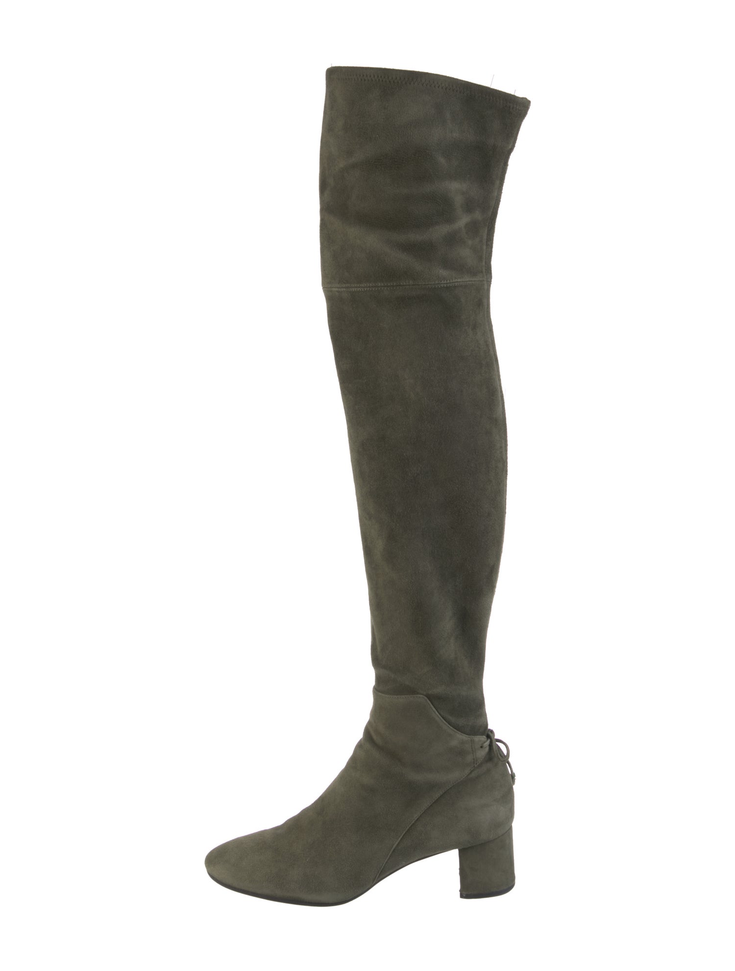 Tory Burch Suede Bow Accents Boots