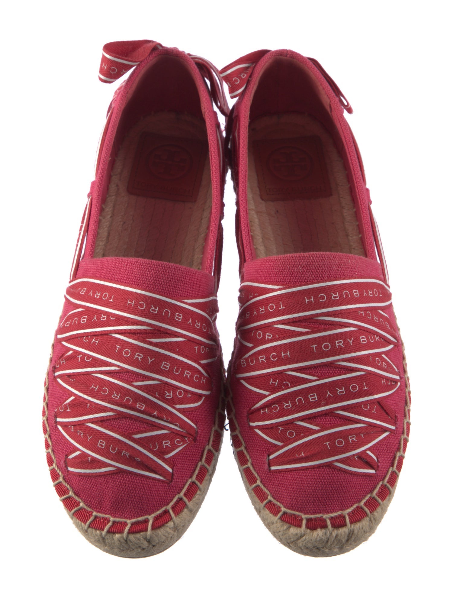 Tory Burch Canvas Graphic Print Espadrilles