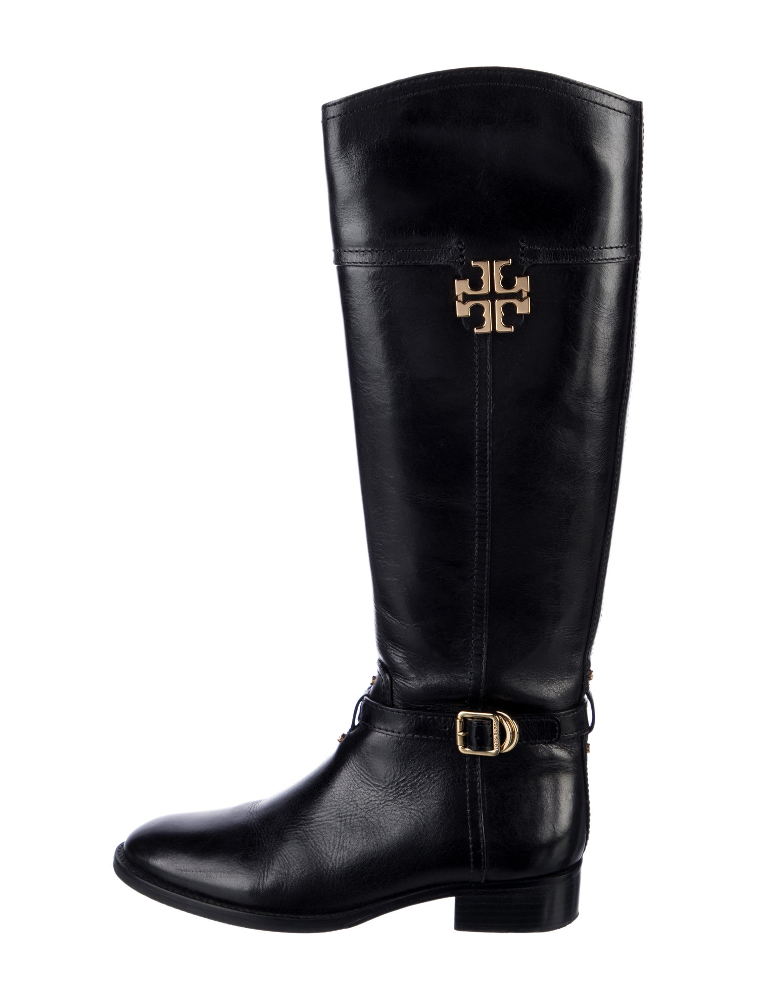 Tory Burch Leather Riding Boots