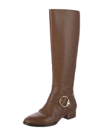 Tory Burch Leather Riding Boots