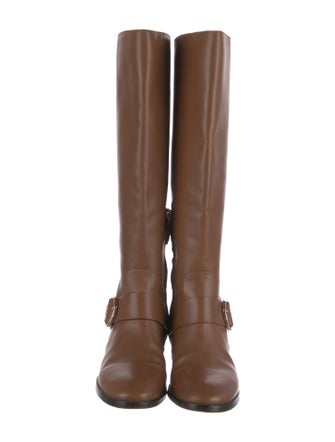 Tory Burch Leather Riding Boots