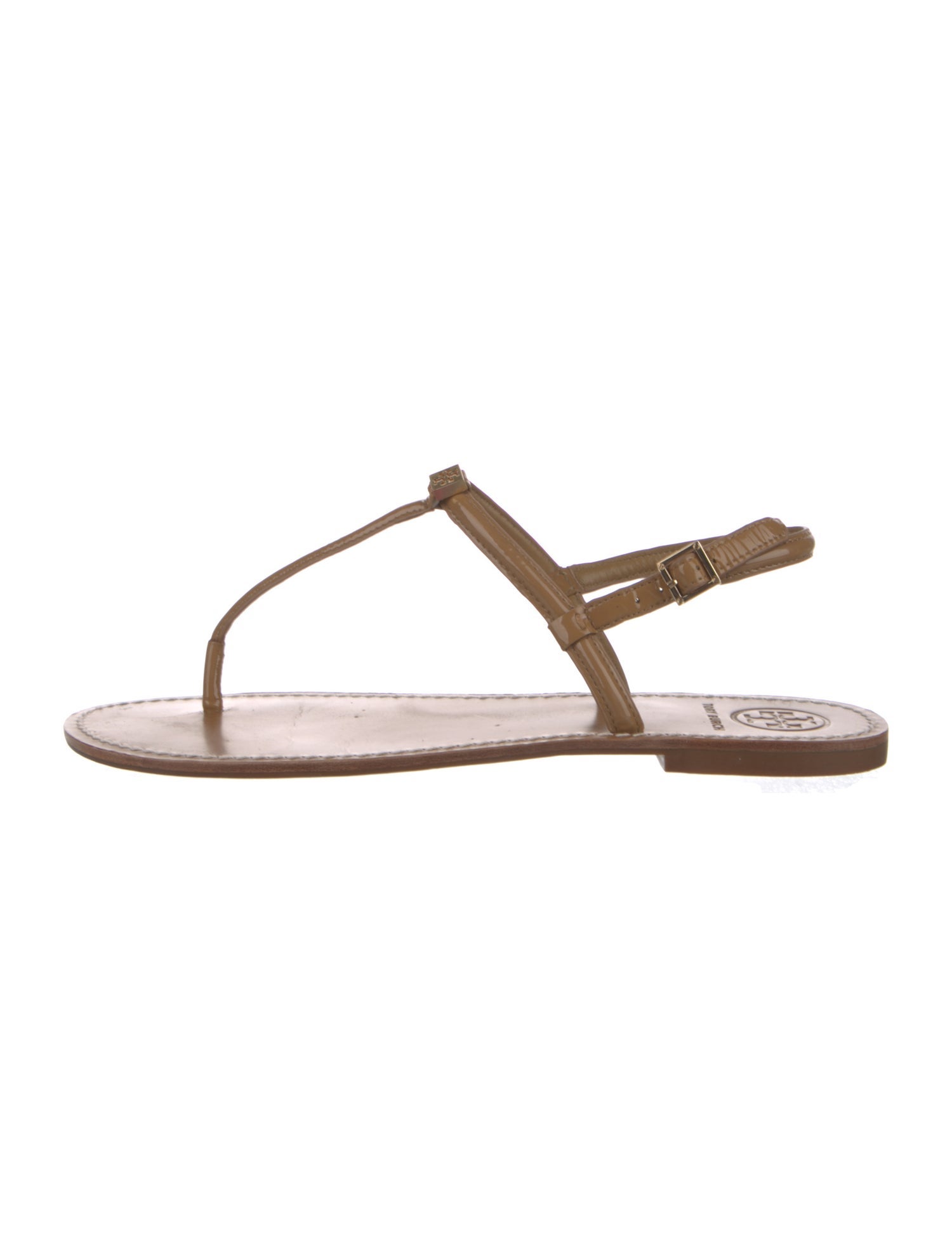 Tory Burch Leather T-Strap Sandals