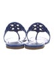 Tory Burch Leather Flip Flops
