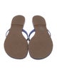 Tory Burch Leather Flip Flops