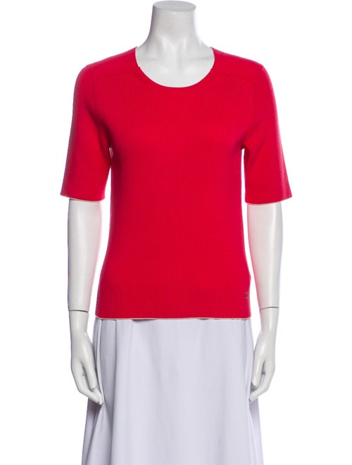 Tory Burch Scoop Neck Short Sleeve T-Shirt