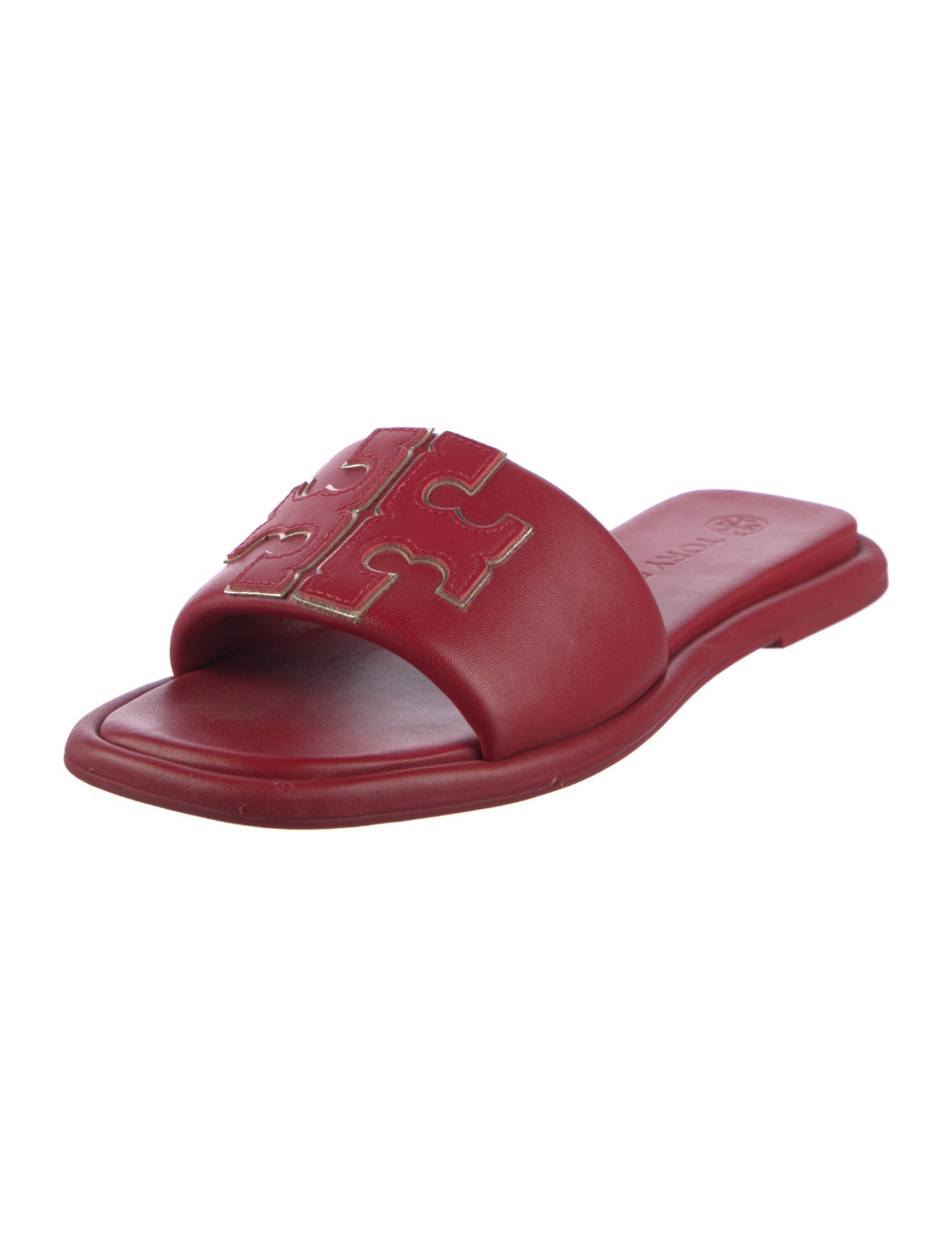 Tory Burch Leather Slides