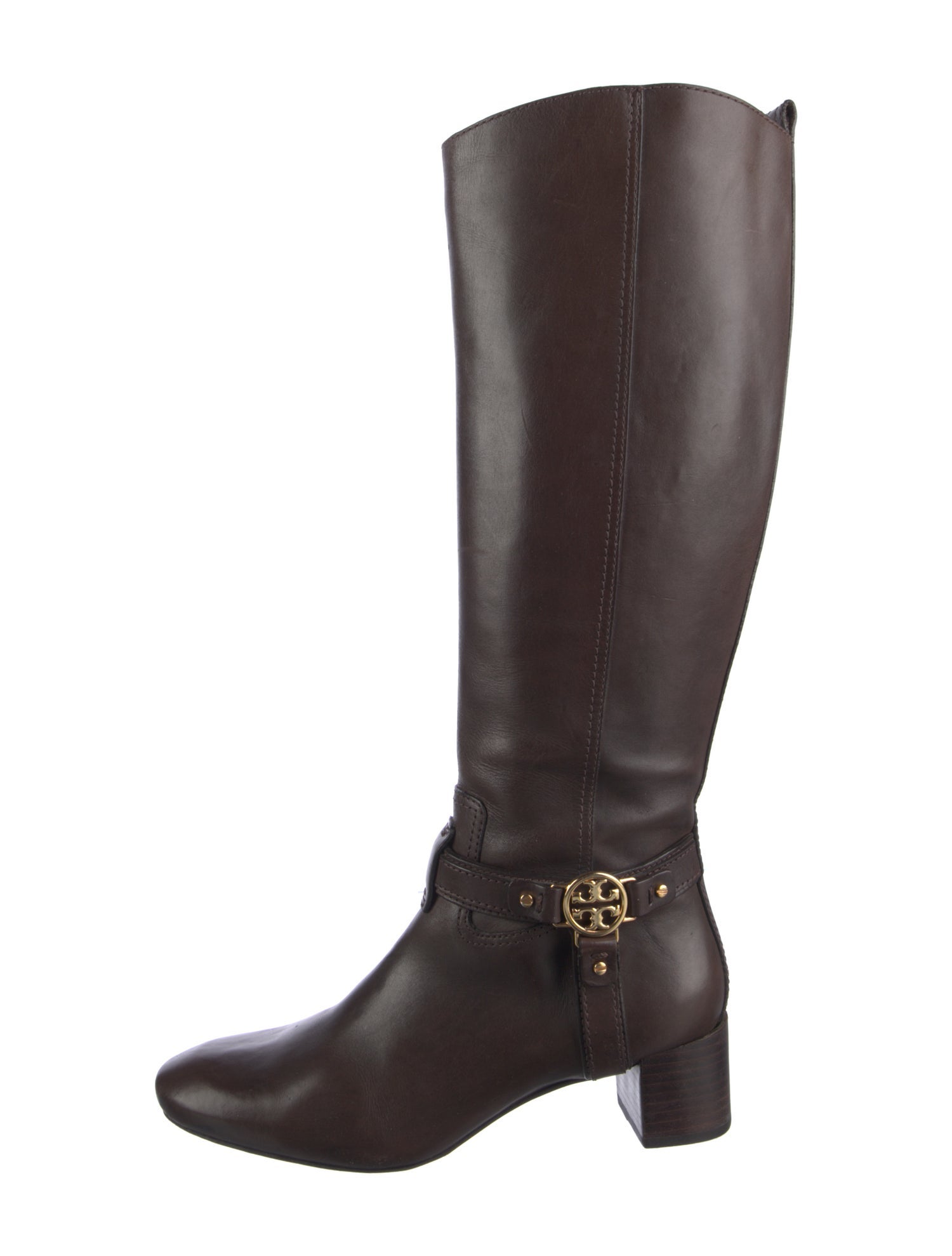 Tory Burch Leather Riding Boots