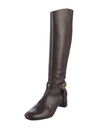 Tory Burch Leather Riding Boots