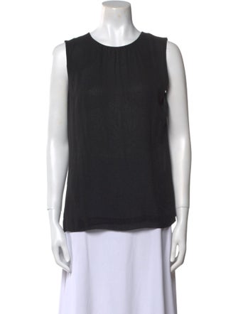 Tory Burch Silk Crew Neck Top