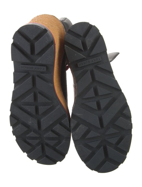 Tory Burch Leather Lace-Up Boots