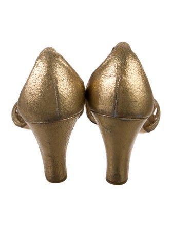 Tory Burch Leather Animal Print T-Strap Sandals