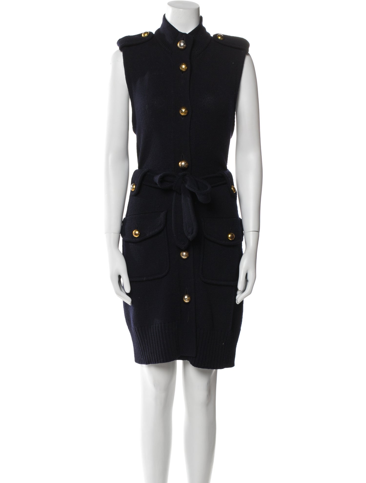 Tory Burch Merino Wool Knee-Length Dress