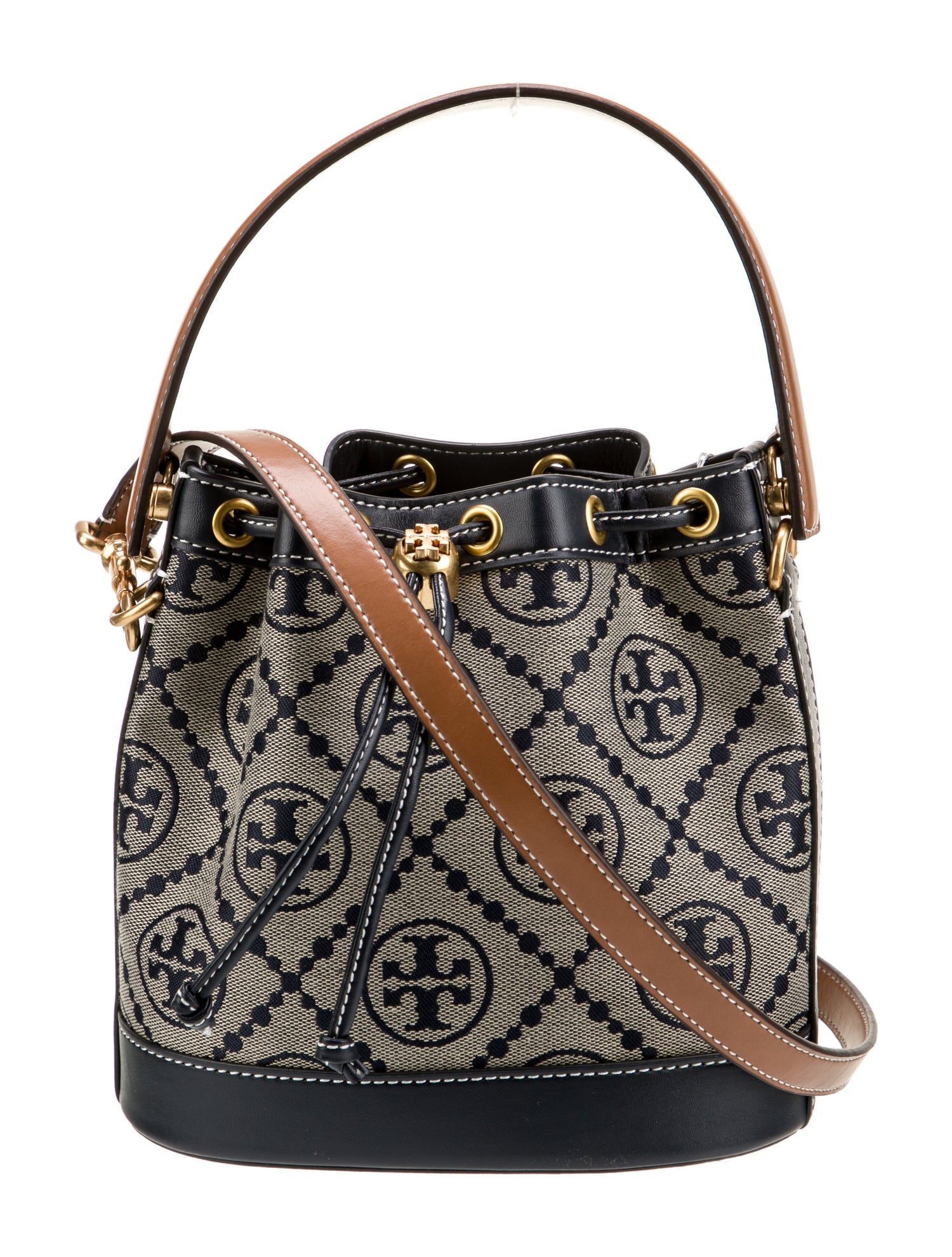 Tory Burch Canvas Bucket Bag w/ Tags