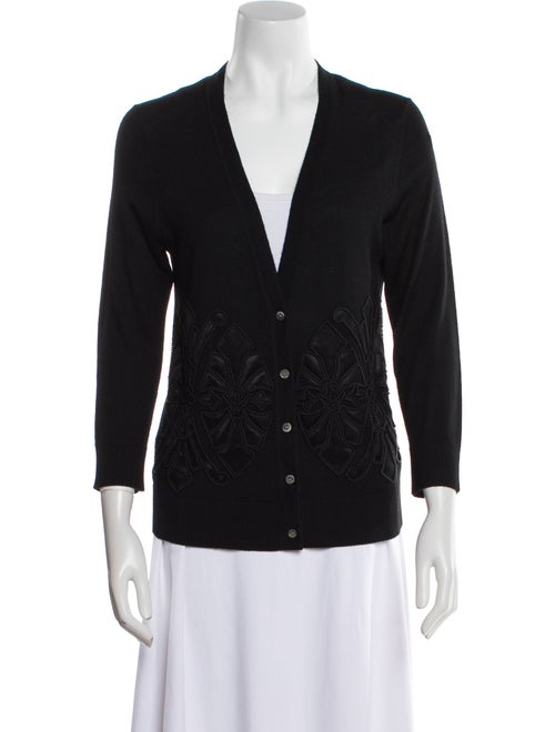 Tory Burch Merino Wool V-Neck Sweater