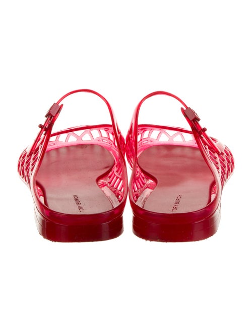 Tory Burch Rubber Cutout Accent Mules