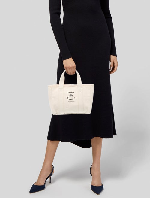 Tory Burch Canvas Top Handle Bag
