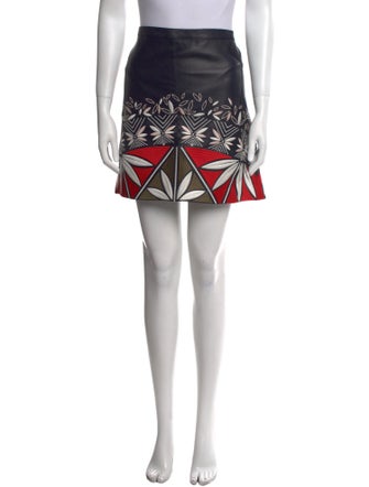 Tory Burch Leather Mini Skirt