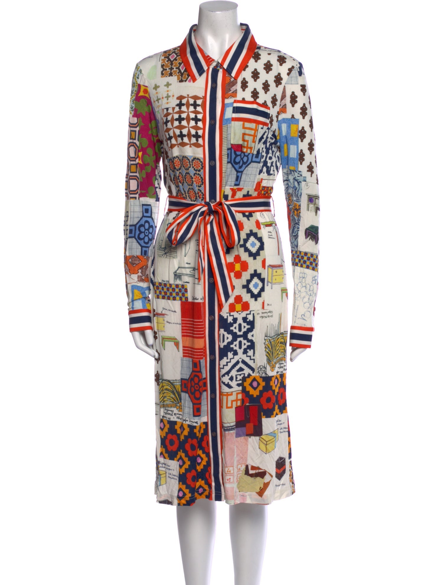 Tory Burch Printed Mini Dress w/ Tags