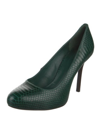 Tory Burch Embossed Leather Pumps