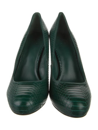 Tory Burch Embossed Leather Pumps