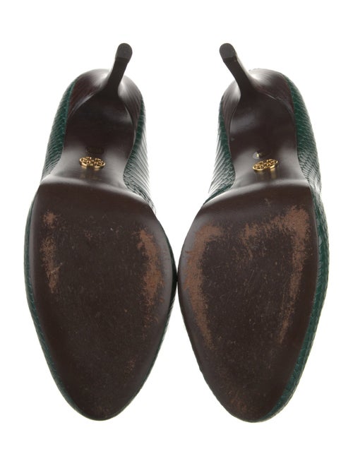 Tory Burch Embossed Leather Pumps