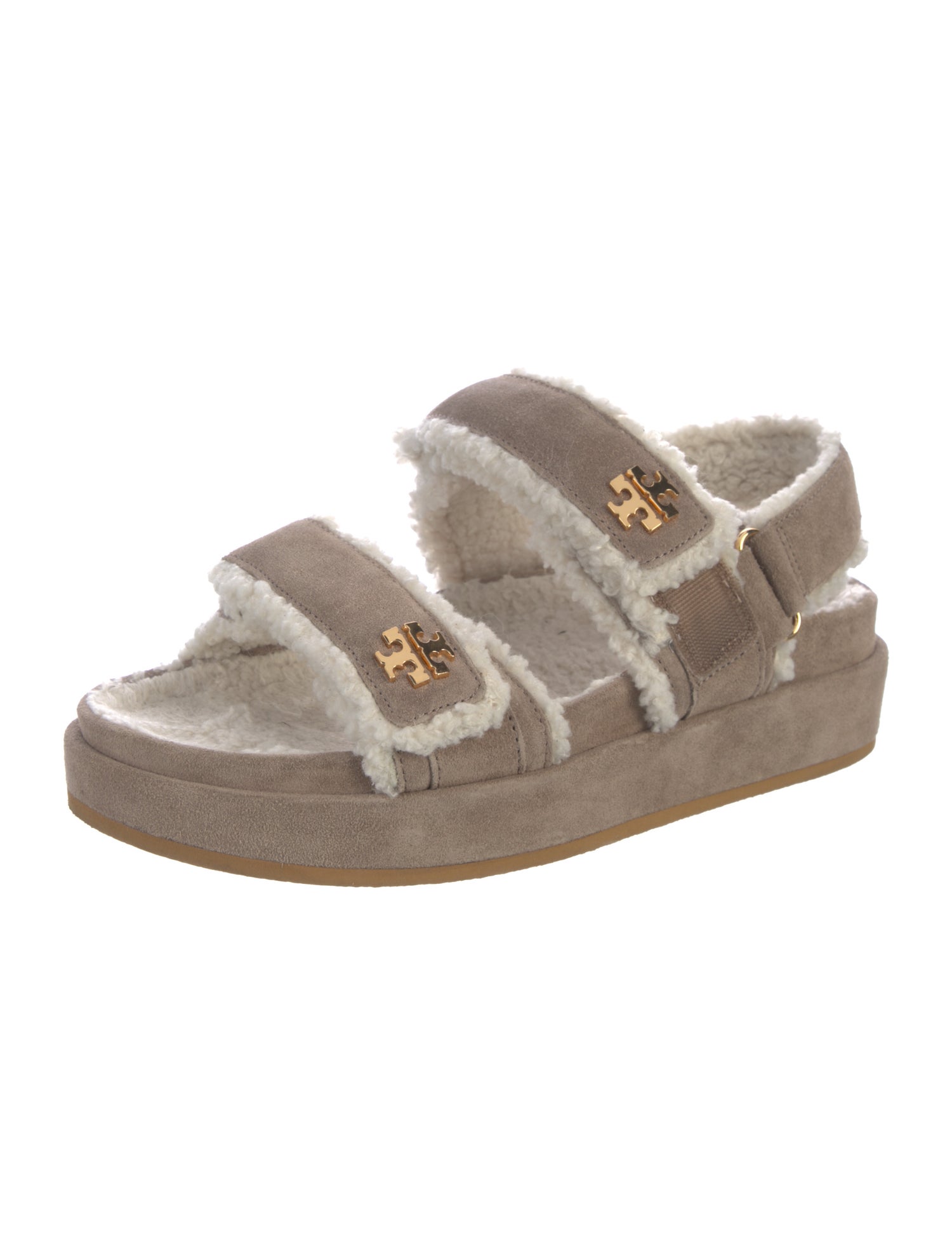 Tory Burch Suede Colorblock Pattern Espadrilles