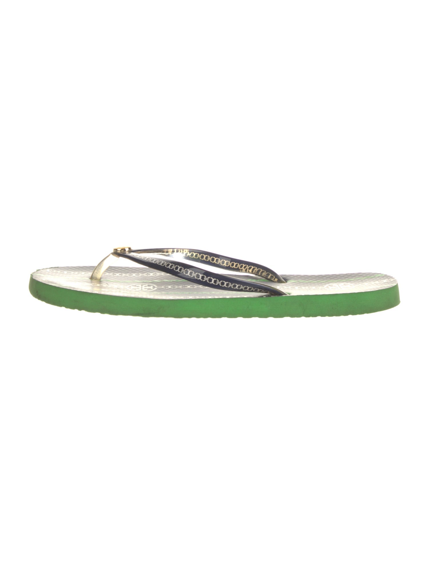 Tory Burch Rubber Printed Flip Flops