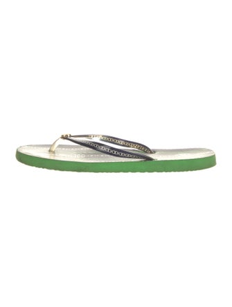 Tory Burch Rubber Printed Flip Flops