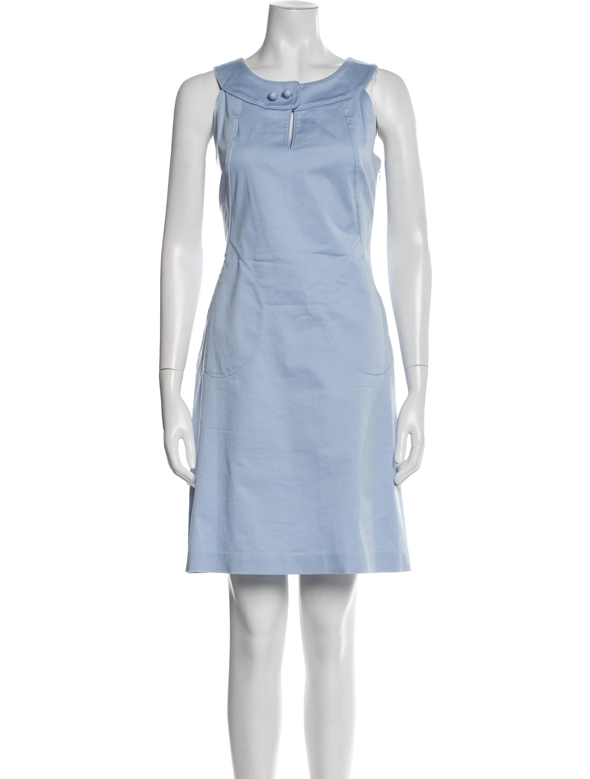 Tory Burch Scoop Neck Mini Dress