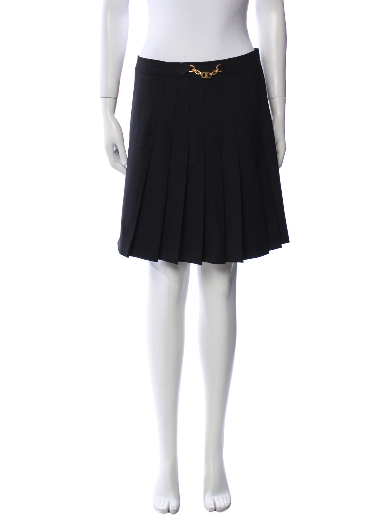 Tory Burch Pleated Accents Mini Skirt
