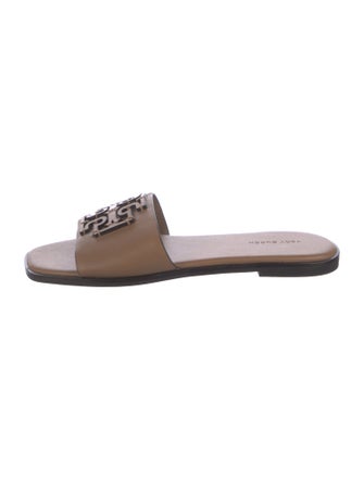 Tory Burch Leather Slides