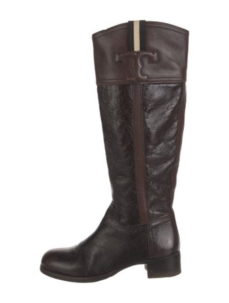 Tory Burch Leather Riding Boots