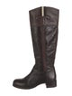 Tory Burch Leather Riding Boots