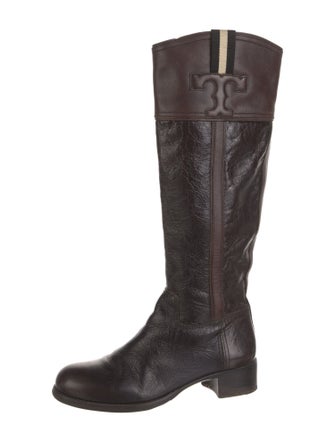 Tory Burch Leather Riding Boots