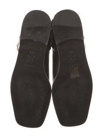 Tory Burch Leather Chain-Link Accents Riding Boots