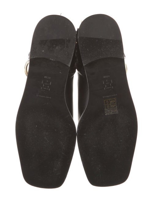 Tory Burch Leather Chain-Link Accents Riding Boots