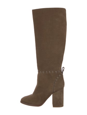 Tory Burch Suede Riding Boots
