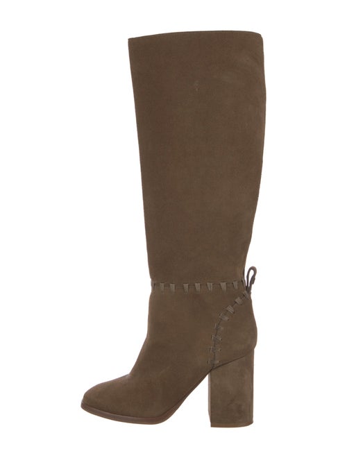 Tory Burch Suede Riding Boots