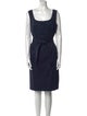 Tory Burch Scoop Neck Knee-Length Dress
